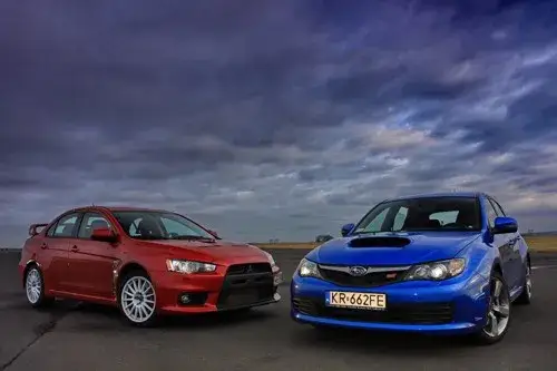 Subaru Impreza WRX STI vs Mitsubishi Lancer EVO, Nissan 200SX tuning