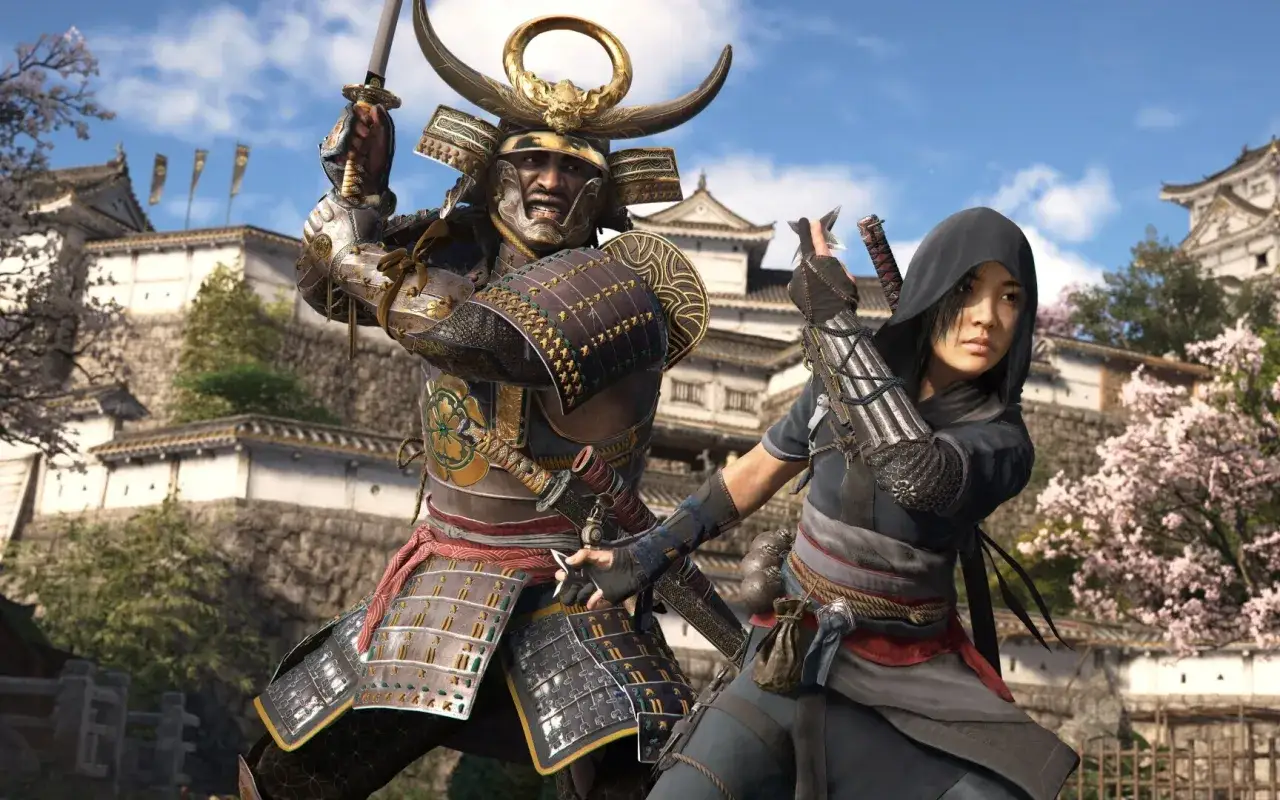 Samuraj i skrytob&oacute;jczyni w akcji, zapowiedź Assassin's Creed Shadows.