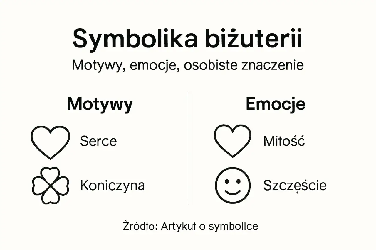 Symbolika biżuterii: serce to miłość, koniczyna to szczęście. Poznaj znaczenie zawieszek.