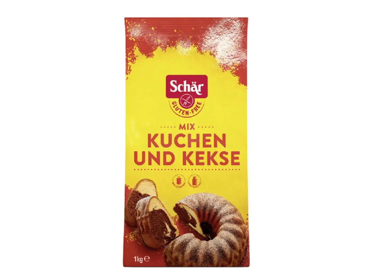 Schär Kuchen & Keks Mix: das perfekte Mehl zum Kuchen backen. Glutenfrei, für saftige Ergebnisse.