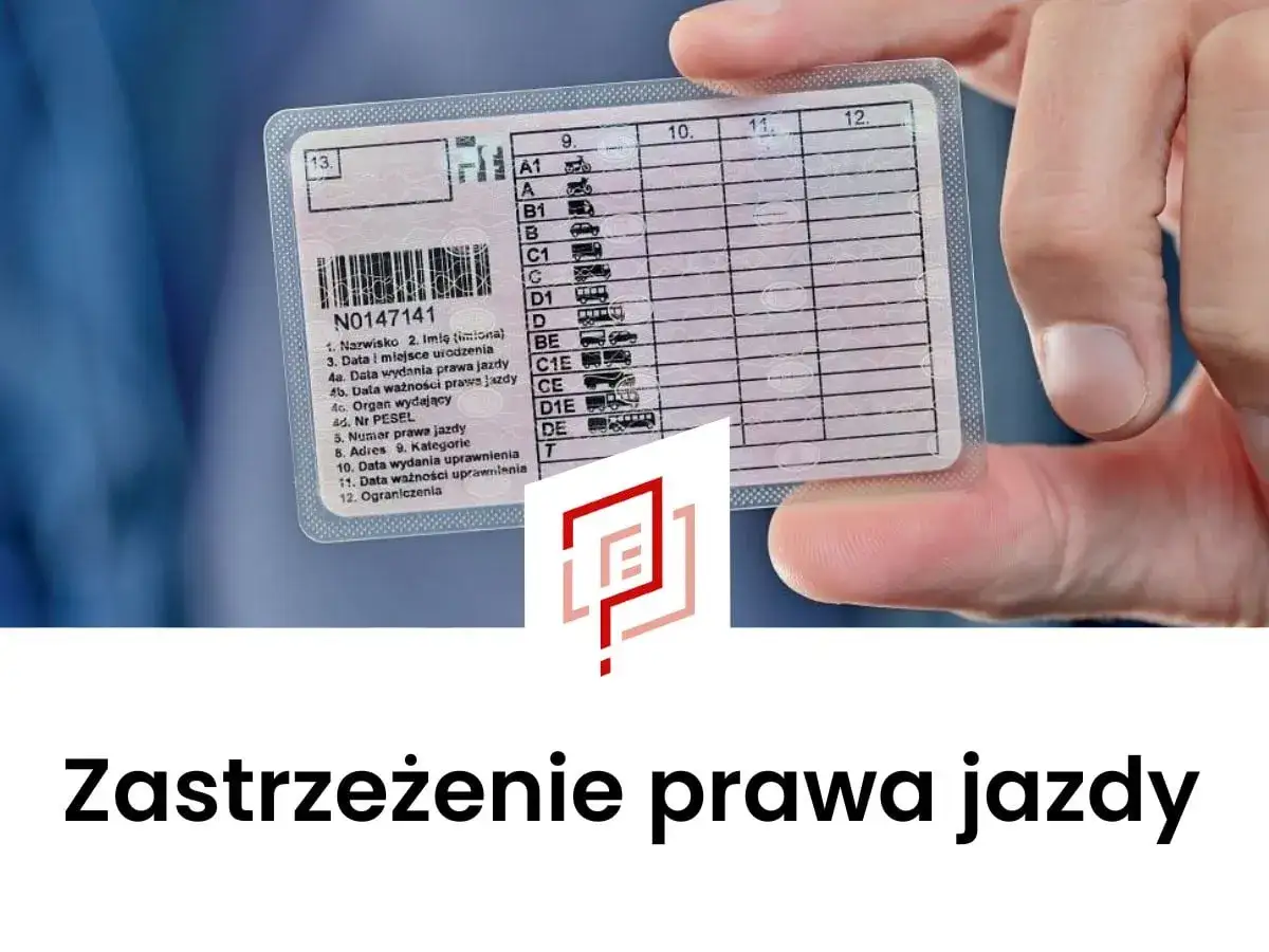 Dokument prawa jazdy w ręku, z widocznymi danymi i kategoriami. Dowiedz się, jak zastrzec prawo jazdy.