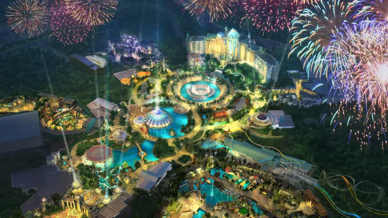 Concept art parc Universal Epic Universe Orlando