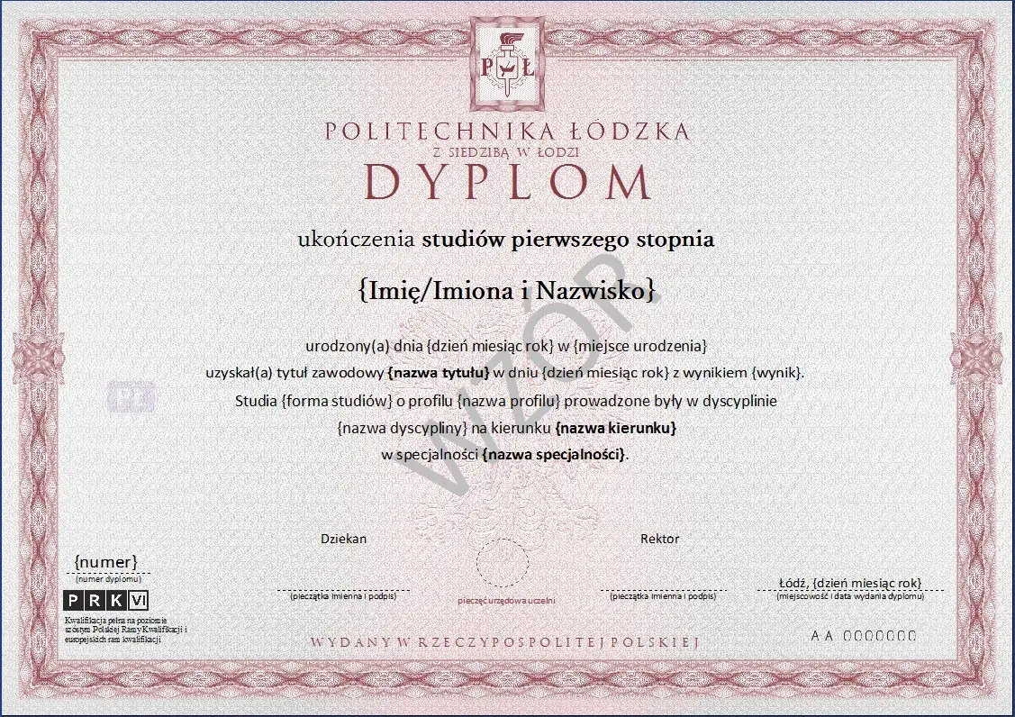 dyplom ukończenia studi&oacute;w doktoranckich