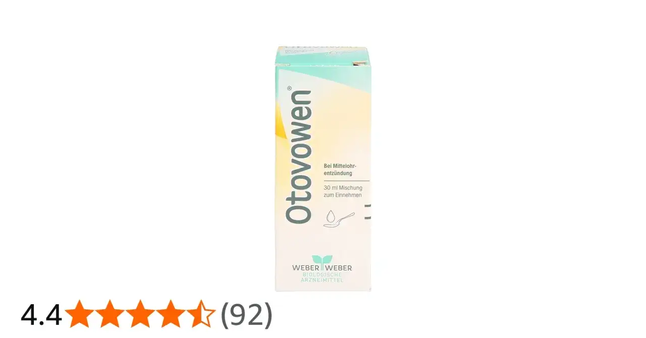Otovowen Mischung bei Mittelohrentzündung. Die empfohlene Otovowen Dosierung ist auf der Packung angegeben.