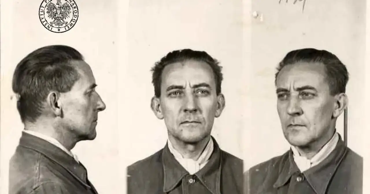 Portret mężczyzny w trzech ujęciach, z orłem na piersi. Czy to były rozmowy z katem?