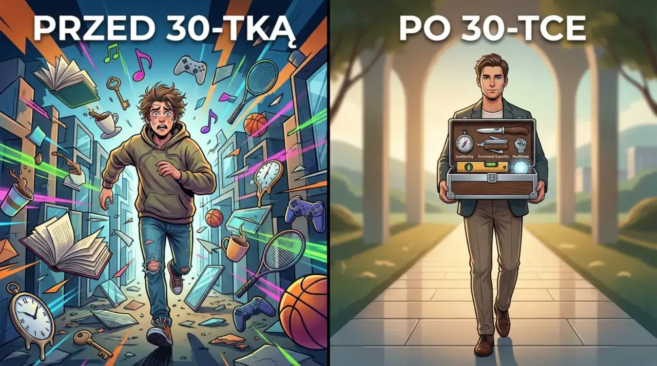 Przed 30-tką chaos, po 30-tce dojrzałość. 12 życiowych zasad w walizce sukcesu.
