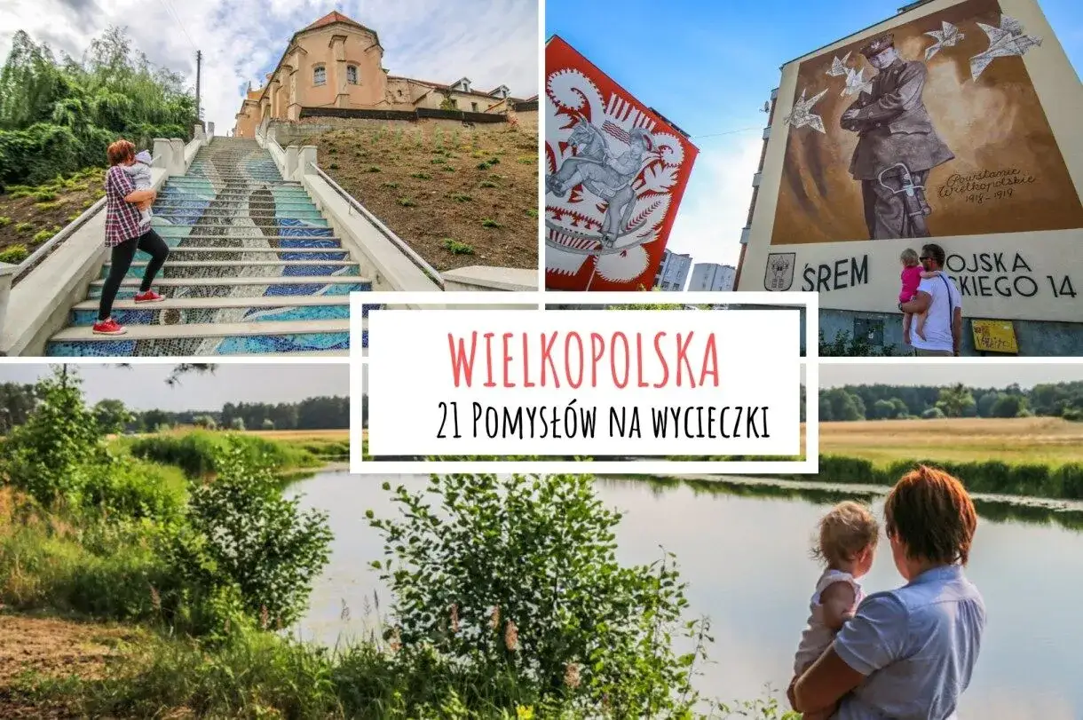 Wielkopolska atrakcje: mozaikowe schody, mural powstańczy, jezioro i malownicze krajobrazy. Idealne pomysły na wycieczki!