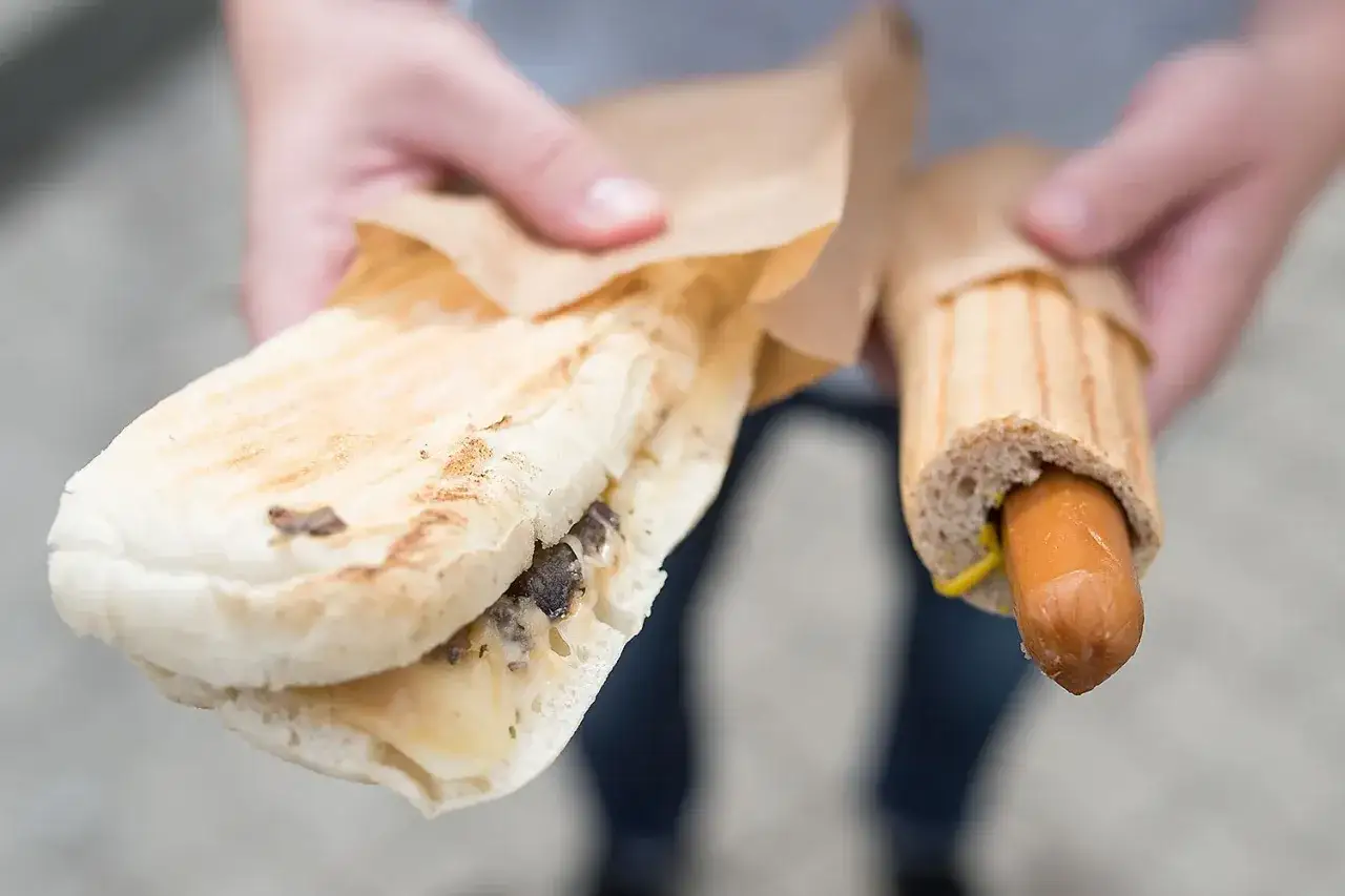 Wegański hot dog ze stacji paliw