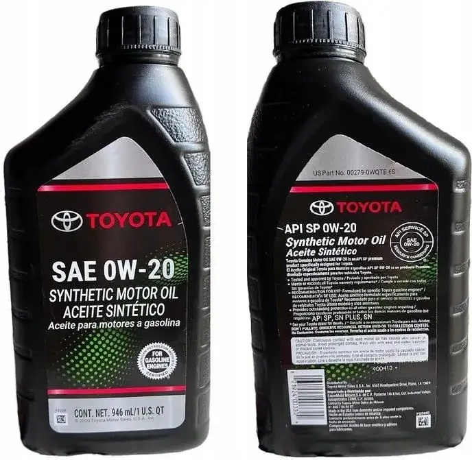 Oryginalny olej Toyota 0W-20