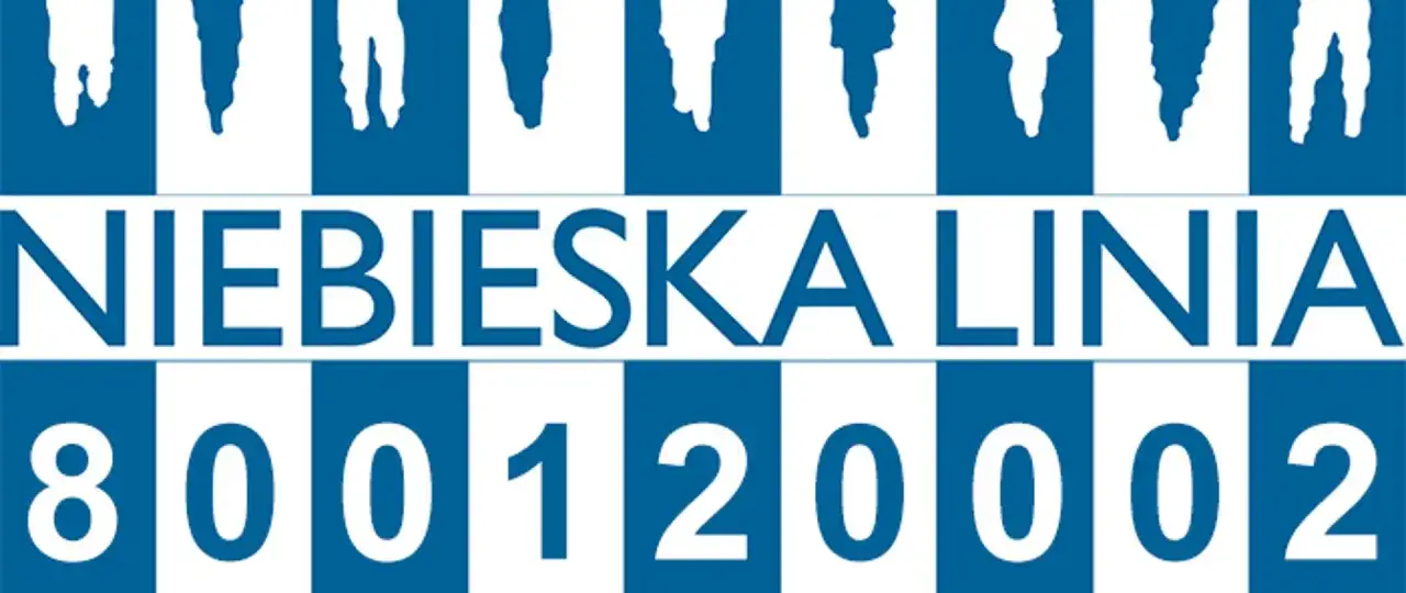 telefon zaufania niebieska linia