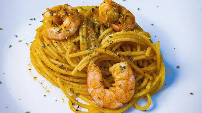 Zdjęcie Pasta con langostinos: Trucos de chef para un plato inolvidable