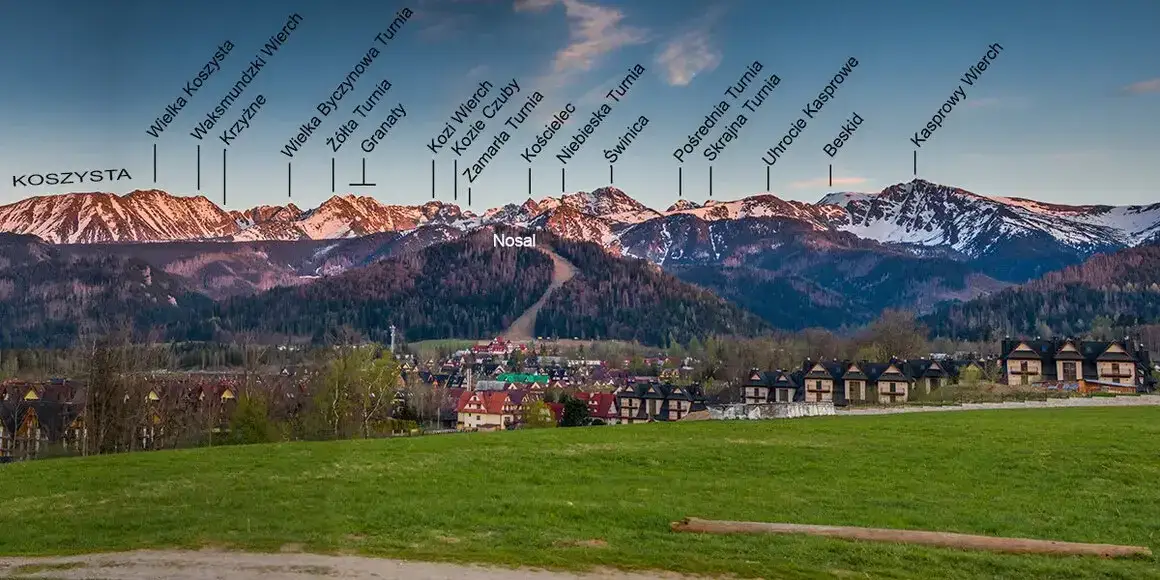 Bachledzki Wierch panorama Tatr