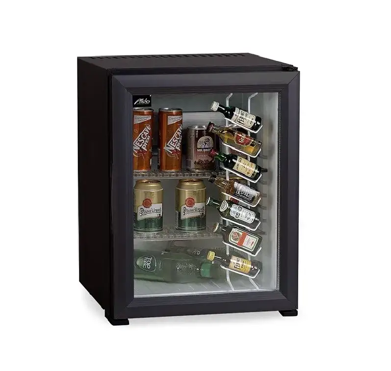 Nowoczesny minibar hotelowy z czujnikami, tradycyjny minibar hotelowy