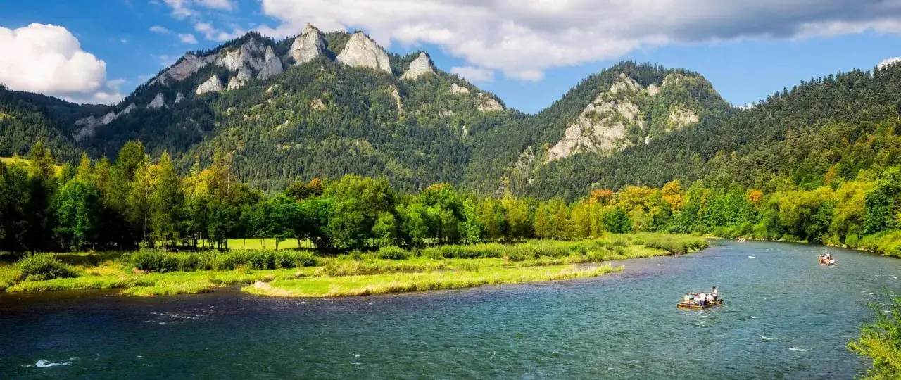 Szczawnica widok na Pieniny z willi