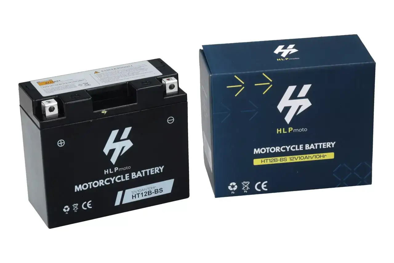 Akumulator HLPmoto HT12B-BS 12V 10Ah to idealny wybór, jeśli zastanawiasz się, jaki akumulator do motocykla 125.