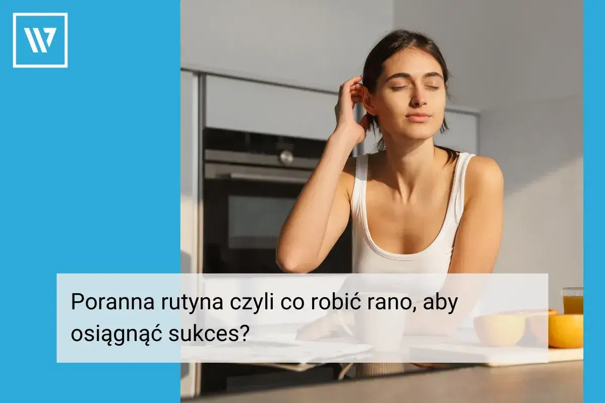 Kobieta z zamkniętymi oczami, ciesząca się porannym spokojem. Czy to początek jej sukcesu w klubie 5 rano?
