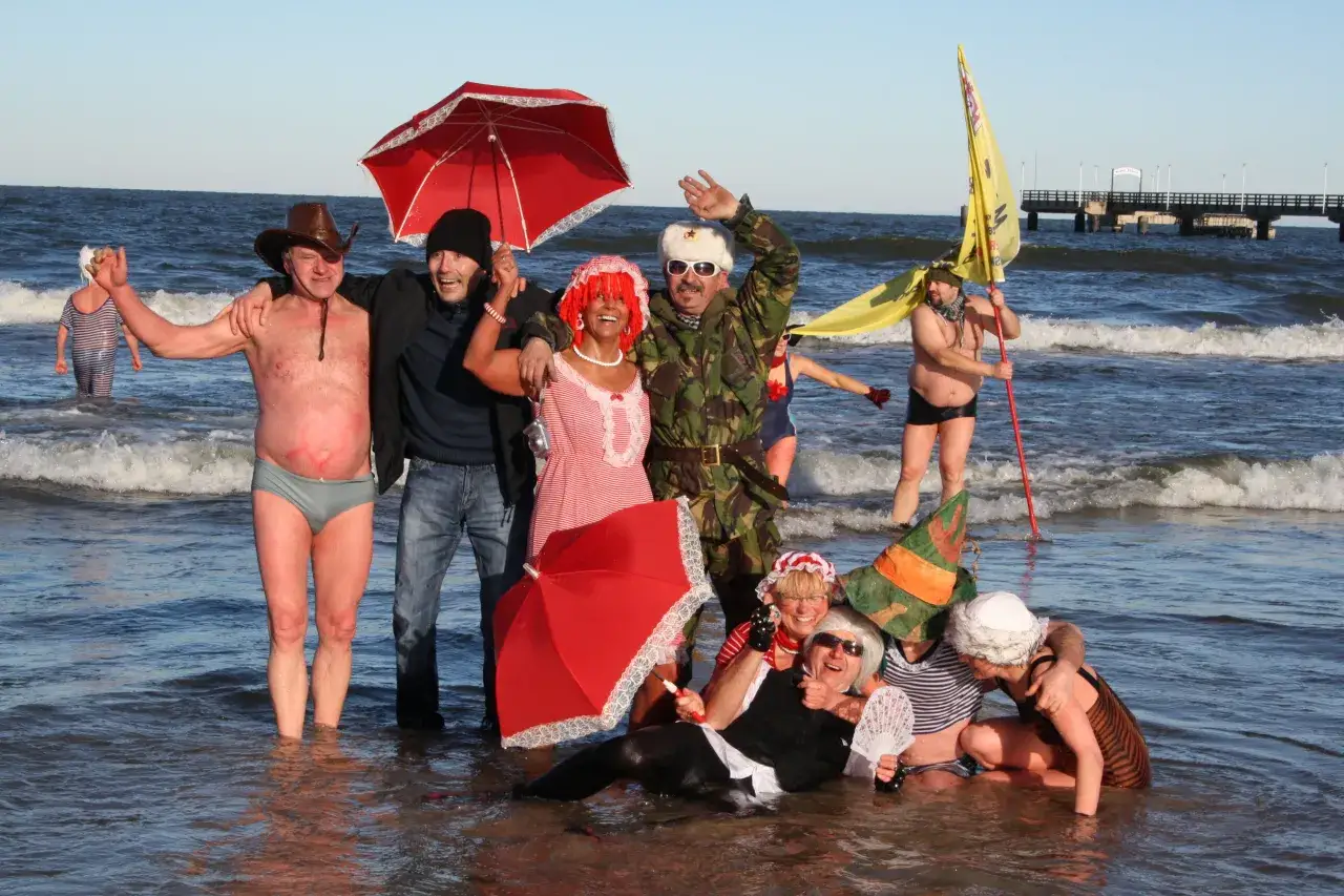 Usedomer Winterbadespektakel Ahlbeck