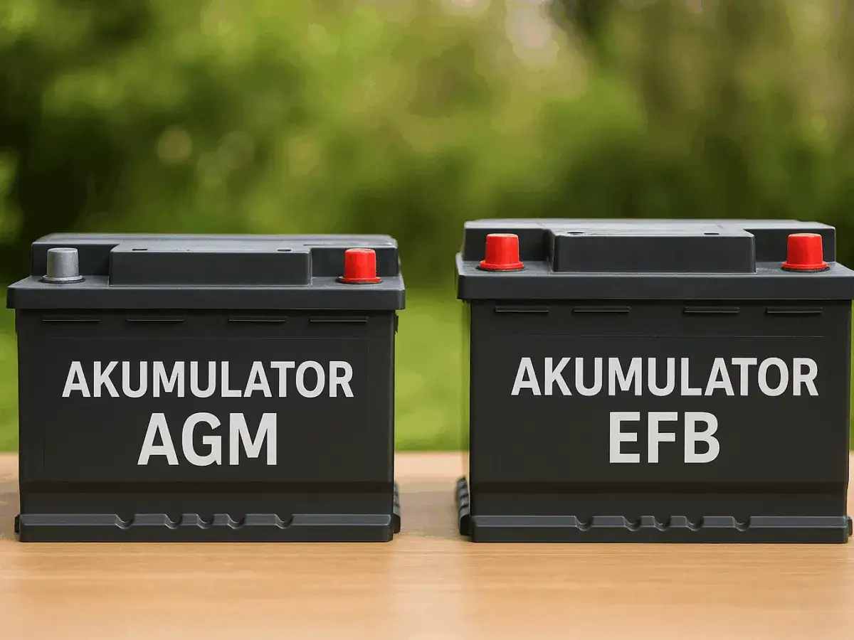 akumulator EFB AGM r&oacute;żnice