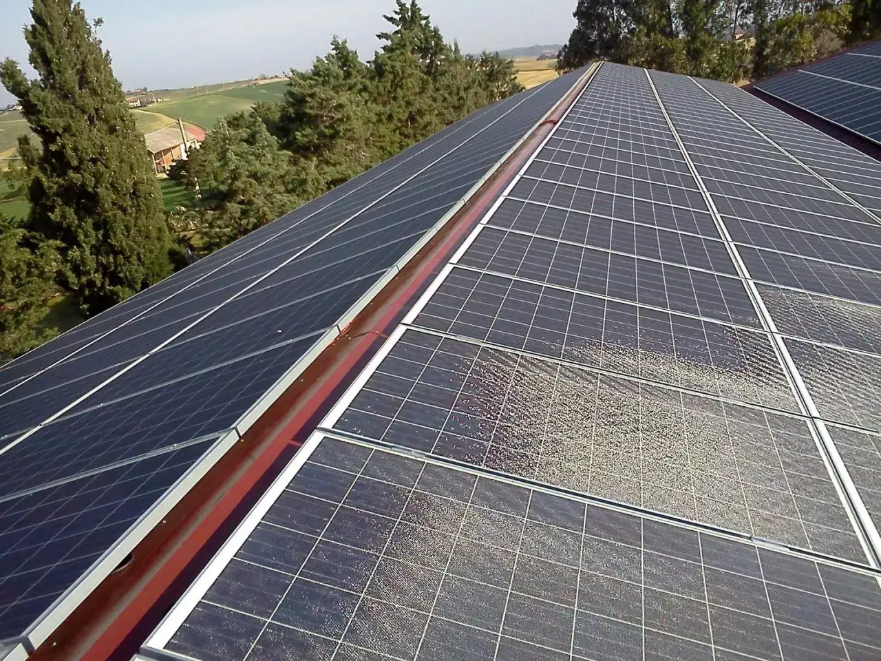 fotowoltaika na dachu obory magazyn energii