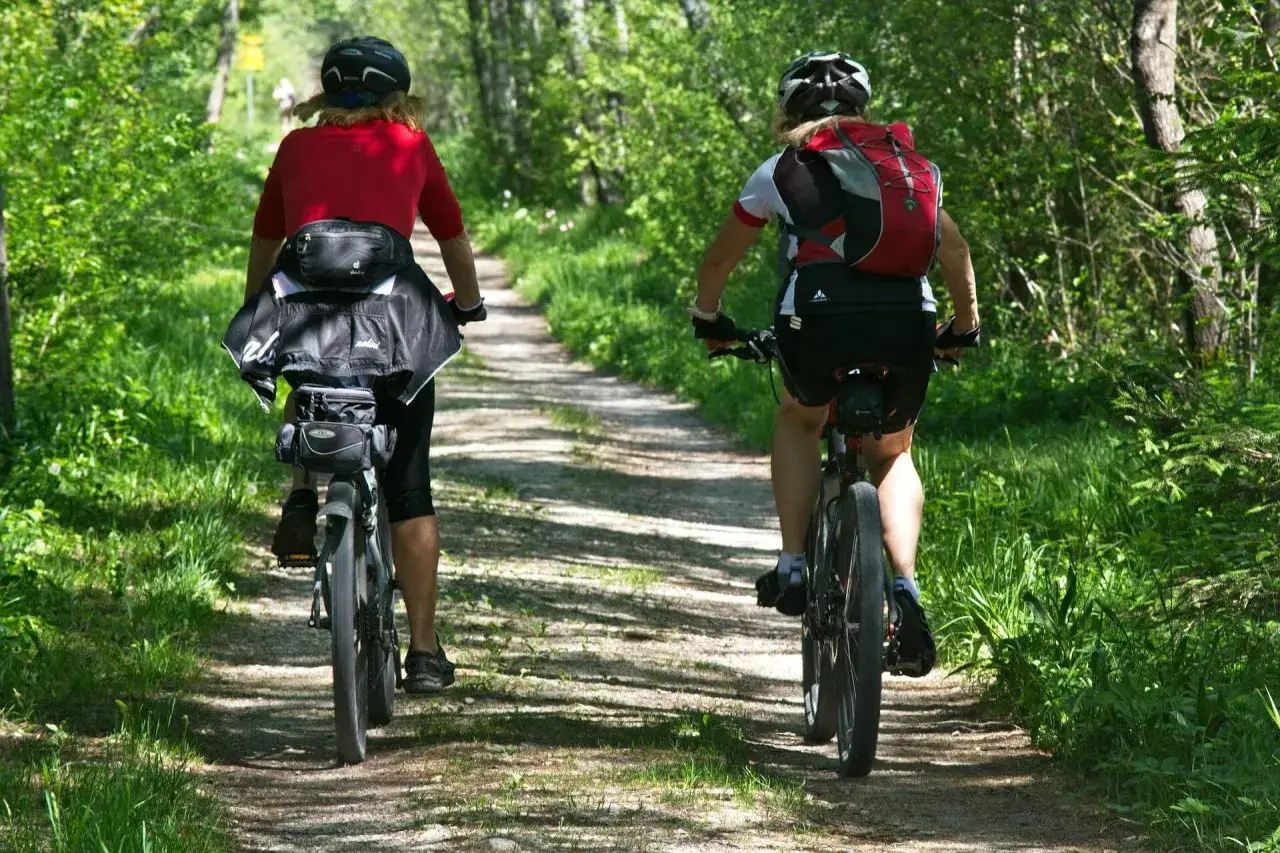 Rodzina na rowerach Green Velo Suwałki
