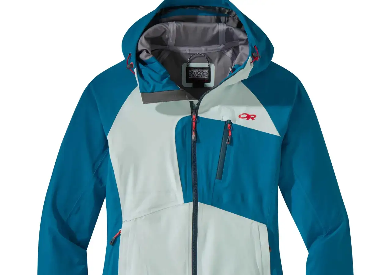 Kurtka Outdoor Research z membraną Texapore, idealna na wyprawy. Wodoodporna i oddychająca.