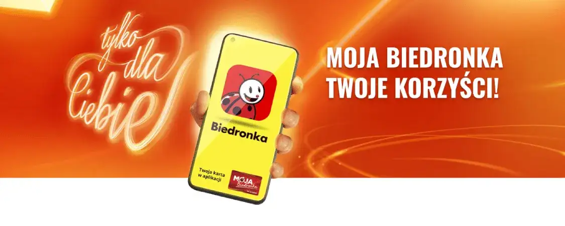 Aplikacja Moja Biedronka korzyści ekran główny