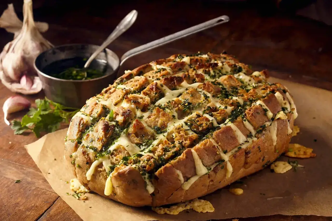 Herzhaftes Zupfbrot mit Käse und Kräutern, perfekt für ein geselliges Beisammensein. Dieses Zupfbrot Rezept ist ein Genuss!