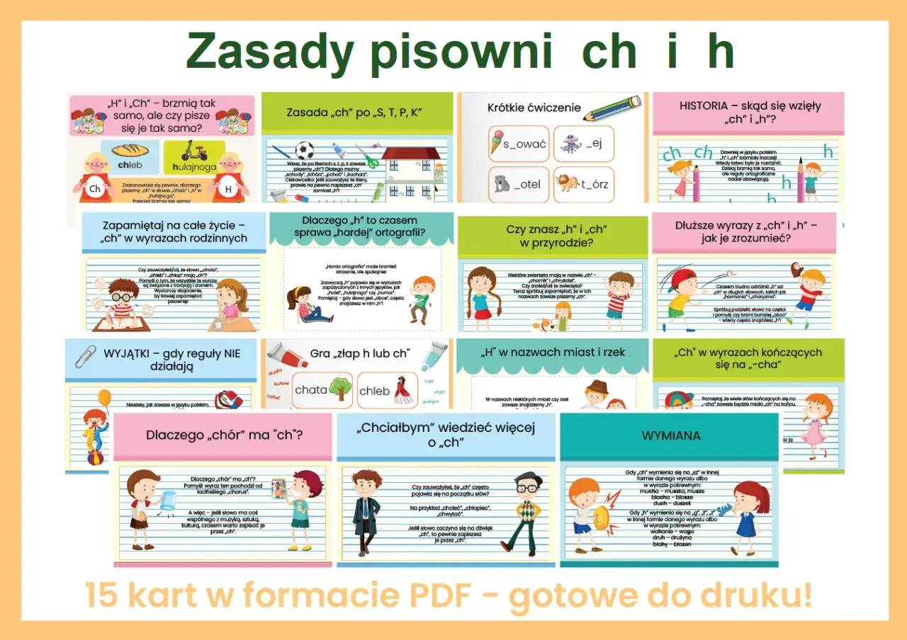 zasada pisowni -nia -nii
