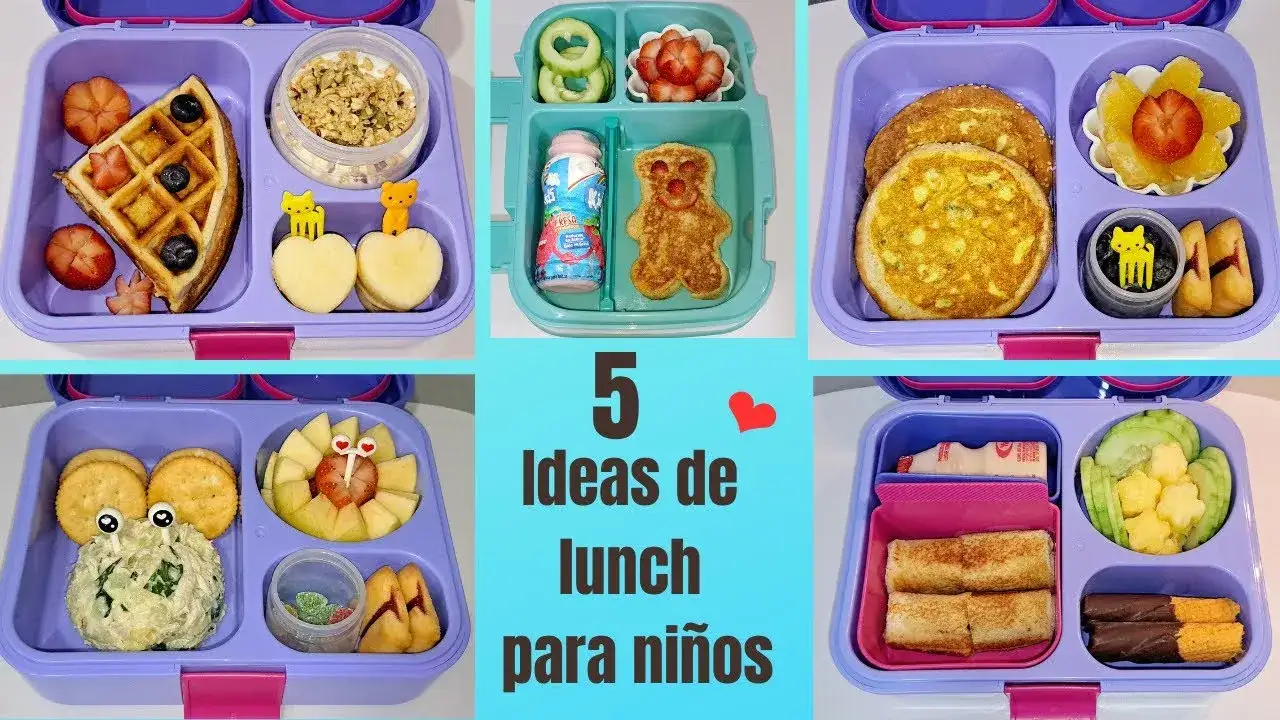 ideas creativas almuerzo infantil bento box