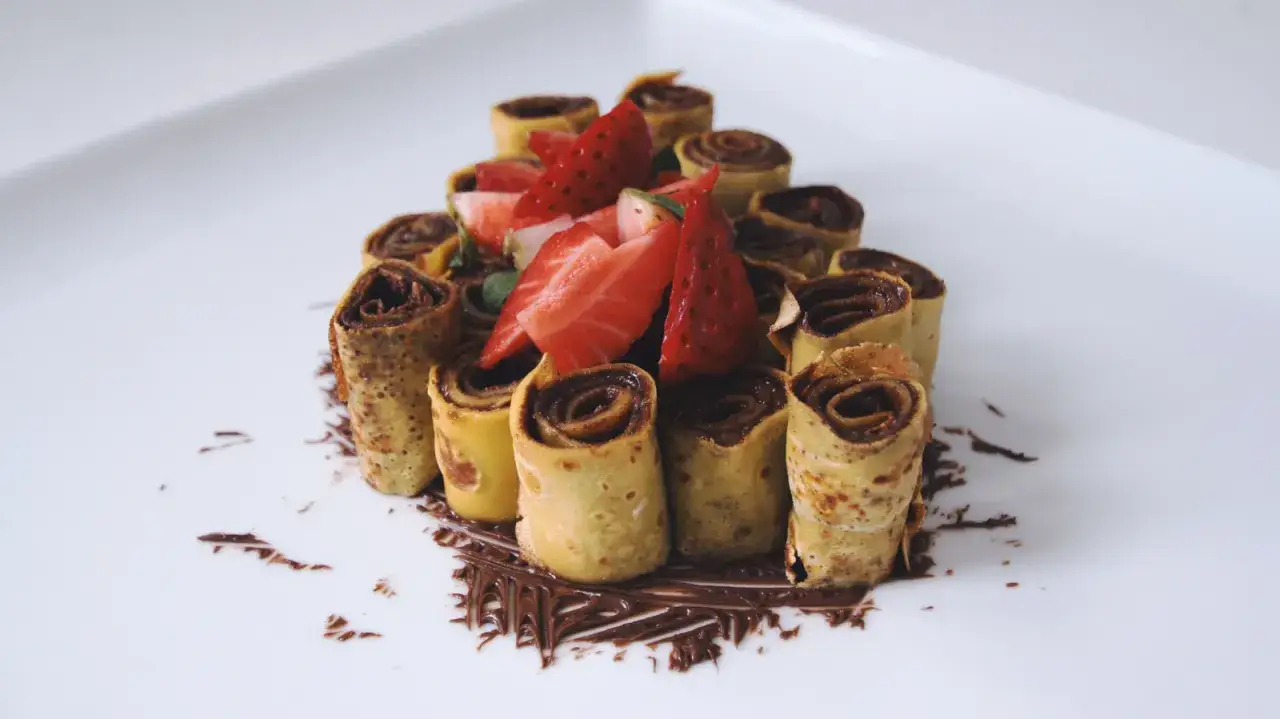 Impiattamento dessert alta cucina