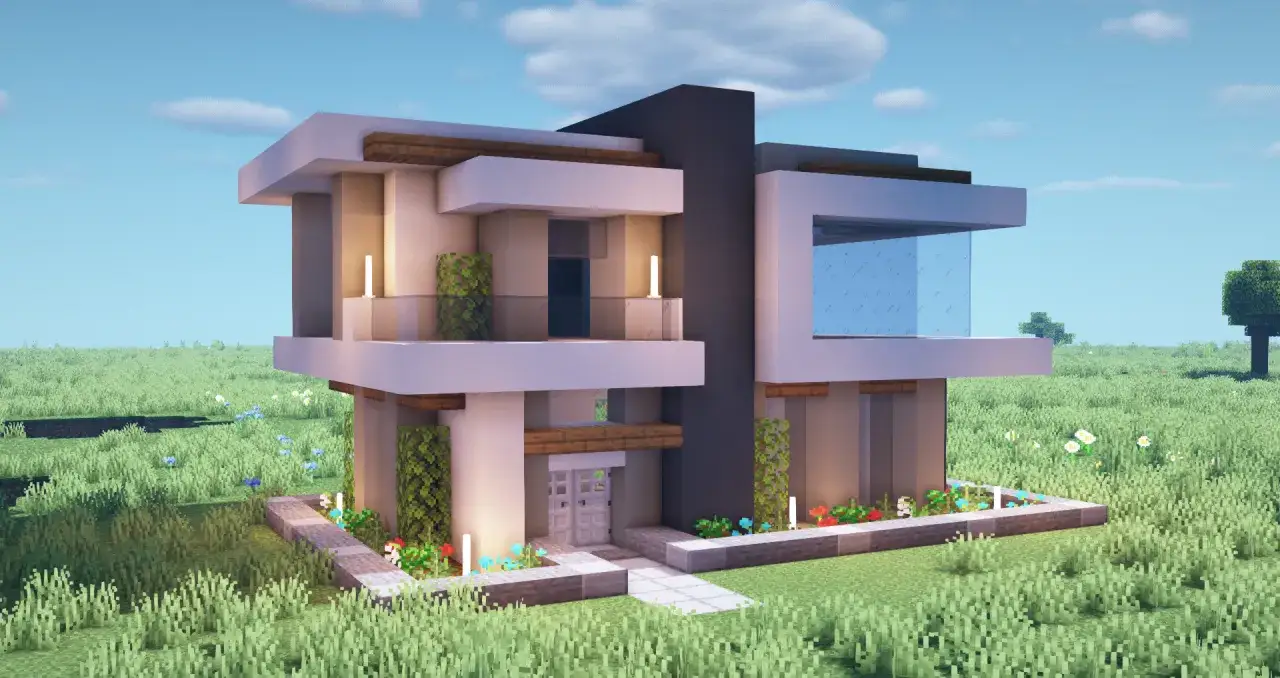 Minecraft różne style domów inspiracje