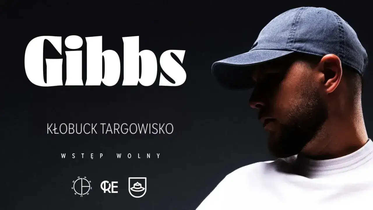 Gibbs, artysta, kt&oacute;rego wiek jest tajemnicą, w czapce z daszkiem. Zapowiedź wydarzenia 