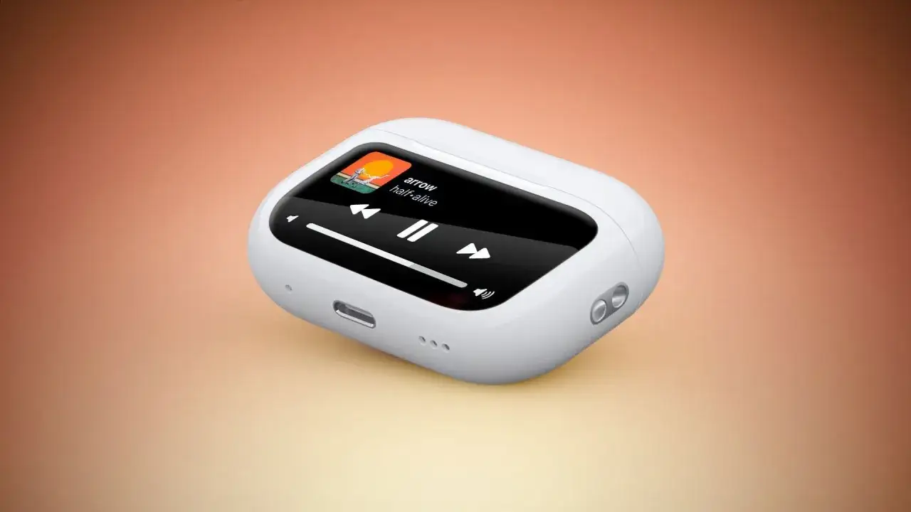 AirPods etui otwarte obok iPhone animacja parowania