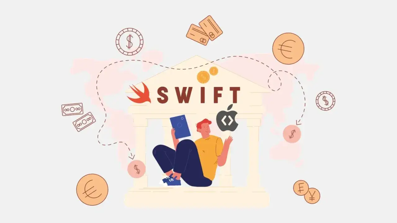 Tworzenie aplikacji mobilnych w języku Swift to podr&oacute;ż przez świat finans&oacute;w i technologii.