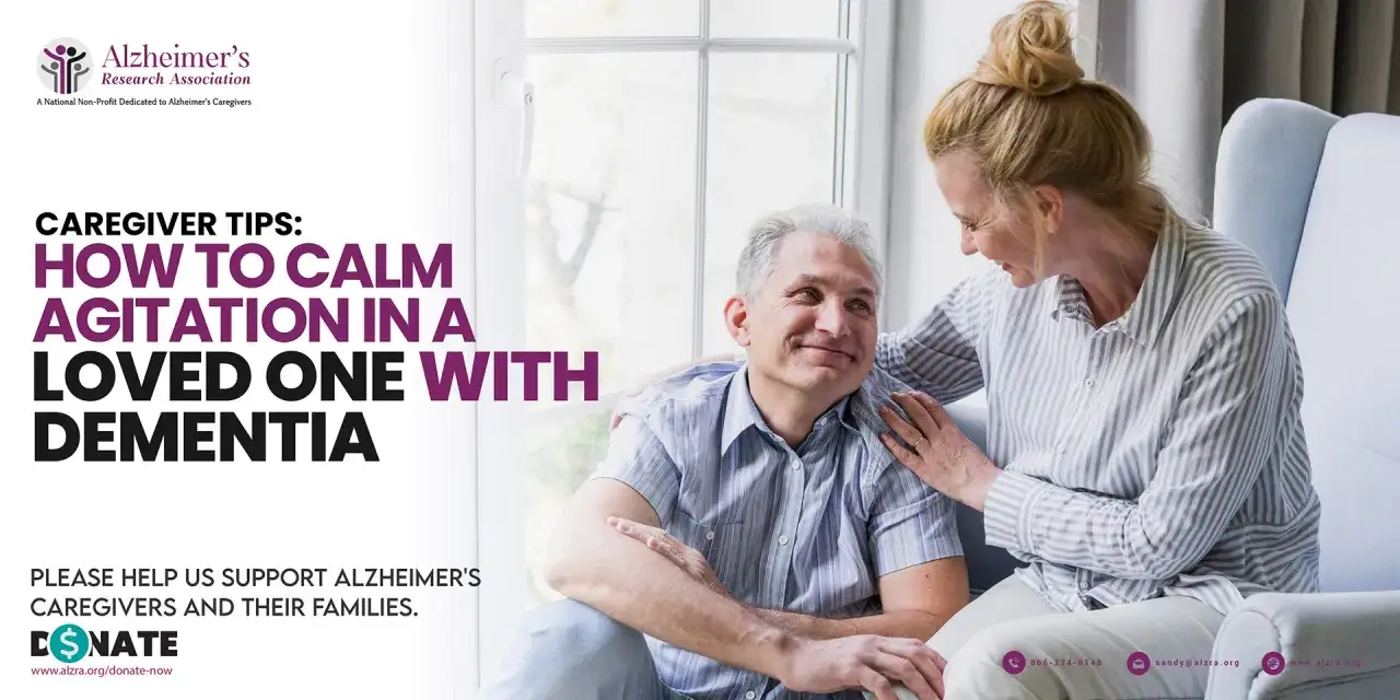 Donna accarezza un uomo con demenza senile, affrontando anche il rifiuto del cibo. Supporto per caregiver.