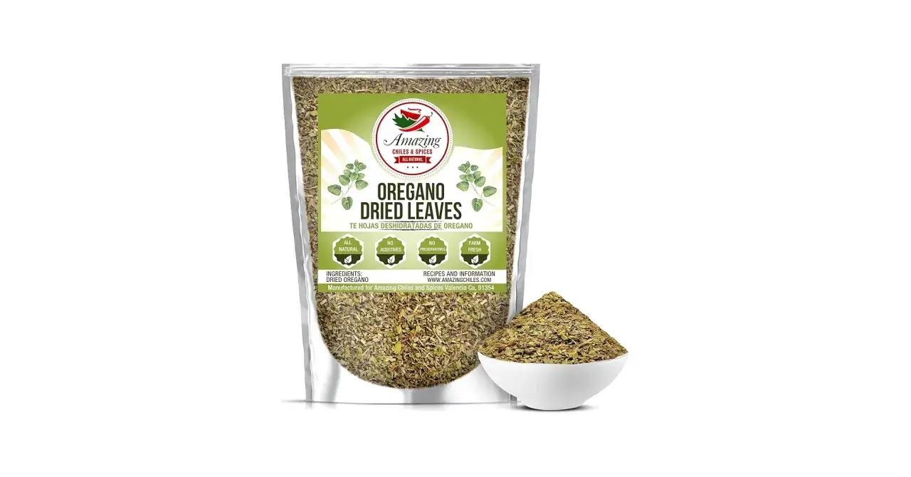 Beutel mit getrocknetem Oregano, frisch oder getrocknet, f&uuml;r die K&uuml;che.