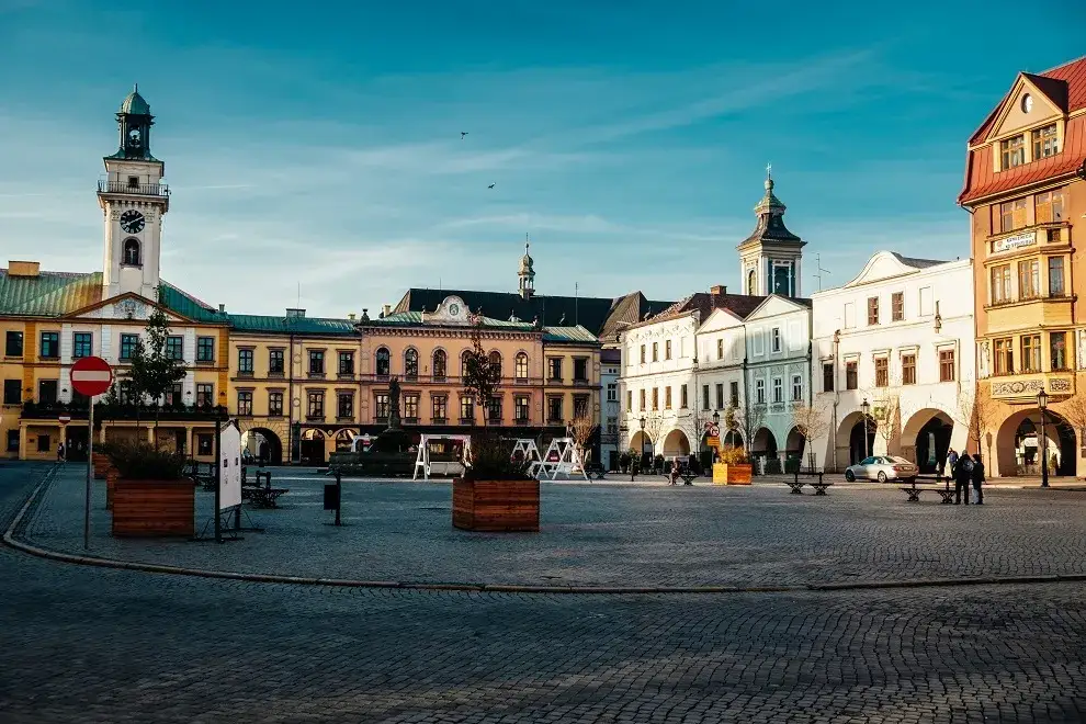 Cieszyn rynek panorama