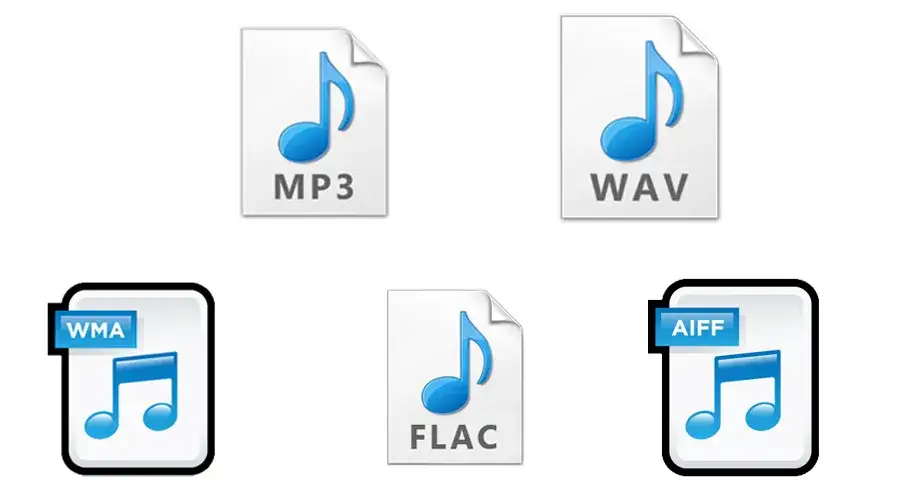 różnice formaty muzyczne mp3 flac wav