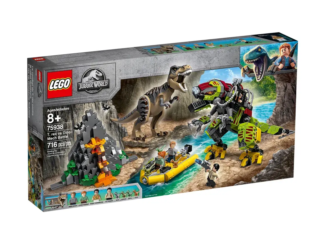 Jurassic World zabawki porównanie Mattel LEGO