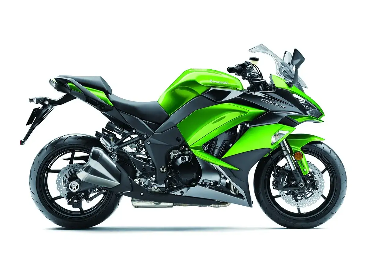 Zielony Kawasaki Z1000SX. Poznaj jego dane techniczne i poczuj moc na drodze.