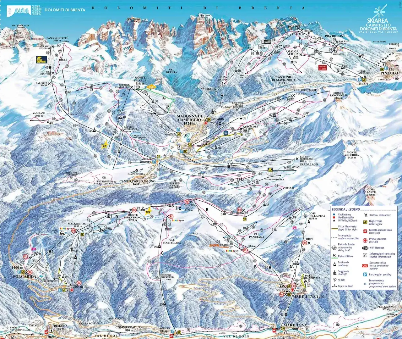 rodzinne narty we Włoszech Val di Sole