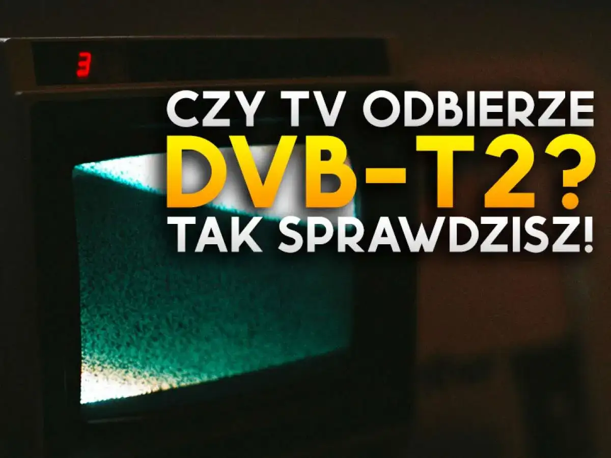 Stary telewizor pokazuje szum, a na ekranie pytanie: