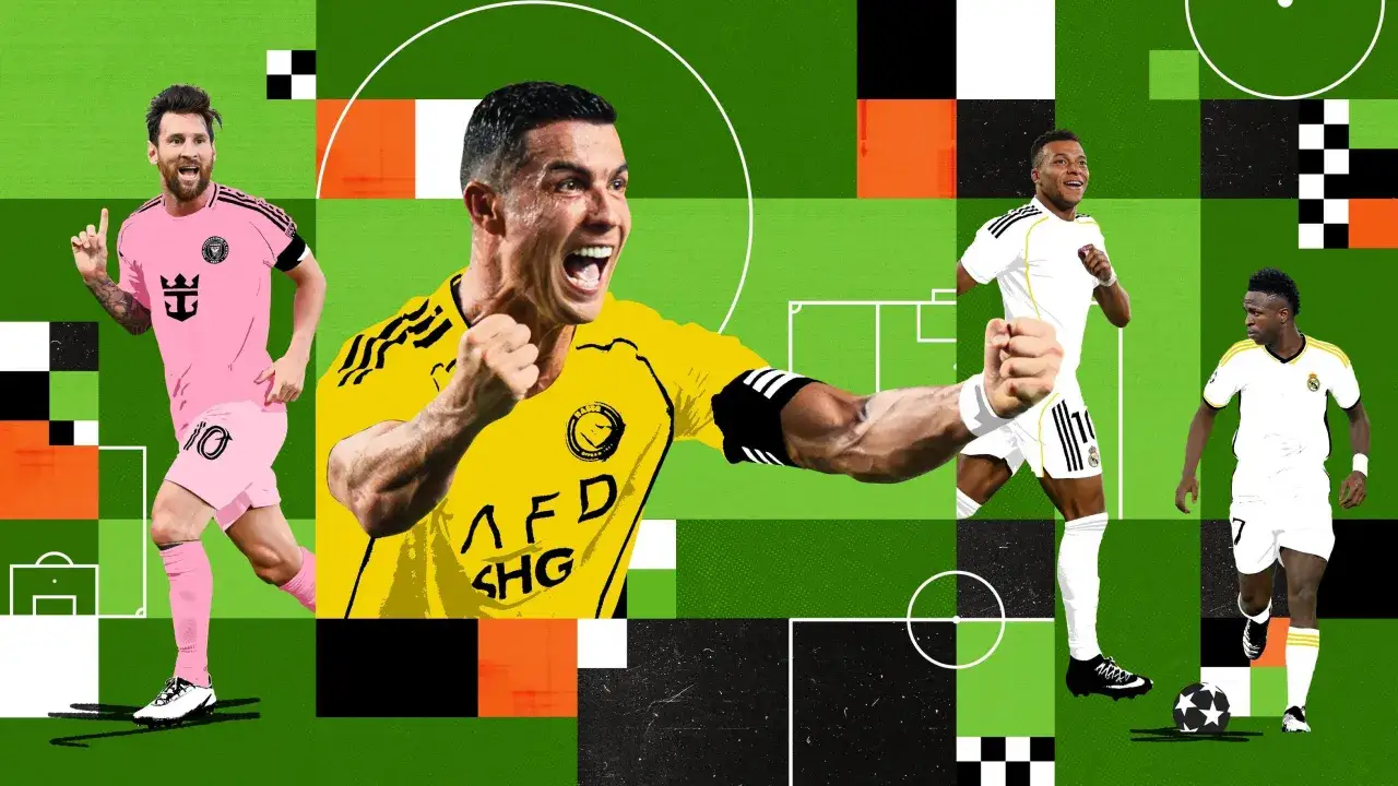 Messi, Ronaldo, Mbappé i Vinícius Júnior – najlepsi piłkarze świata, którzy zarabiają miliony.