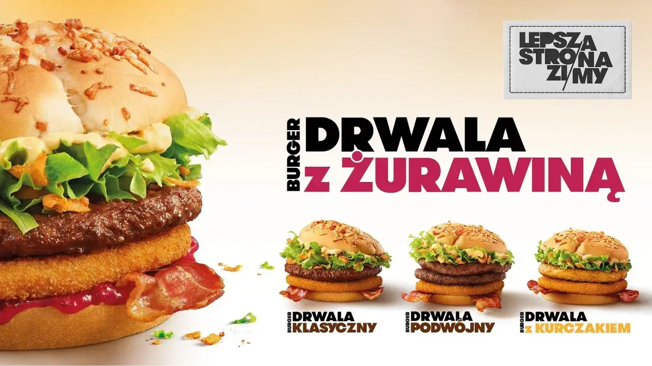 Burger Drwala z Żurawiną w McDonald's. Sprawdź cenę i skosztuj tej zimowej pyszności!