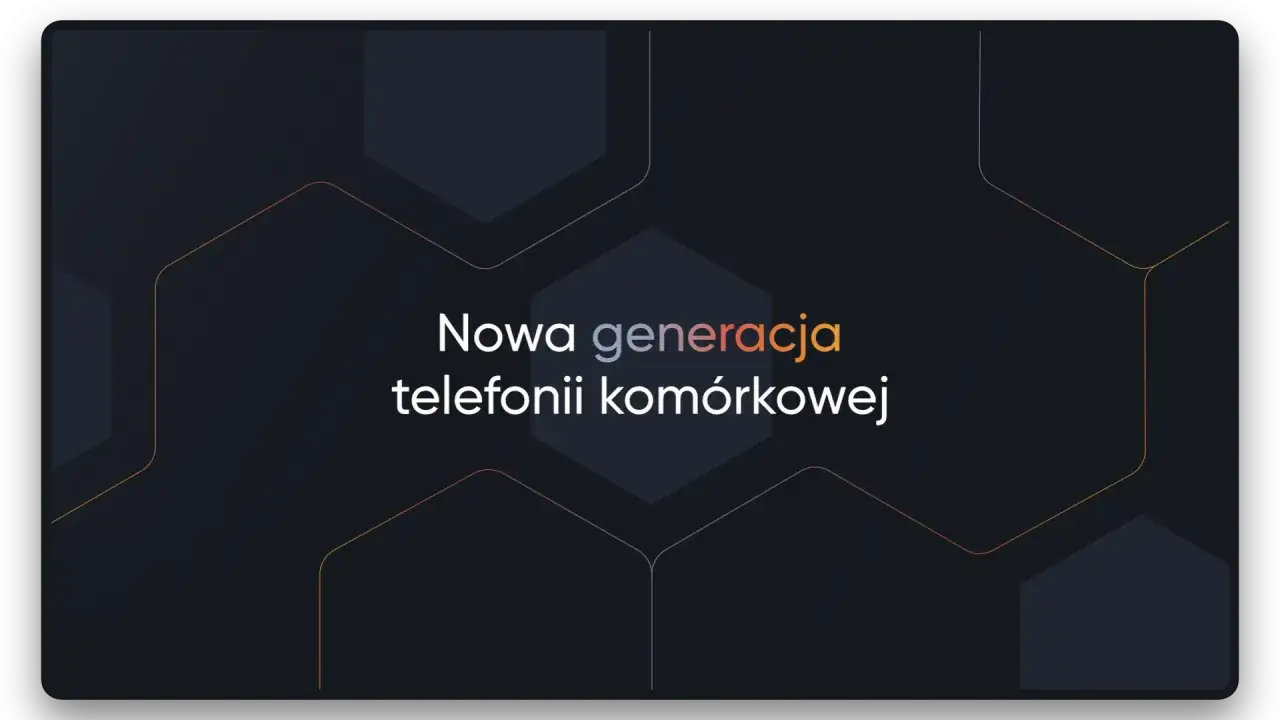 Nowa generacja telefonii komórkowej. To jest lajt mobile, przyszłość komunikacji.
