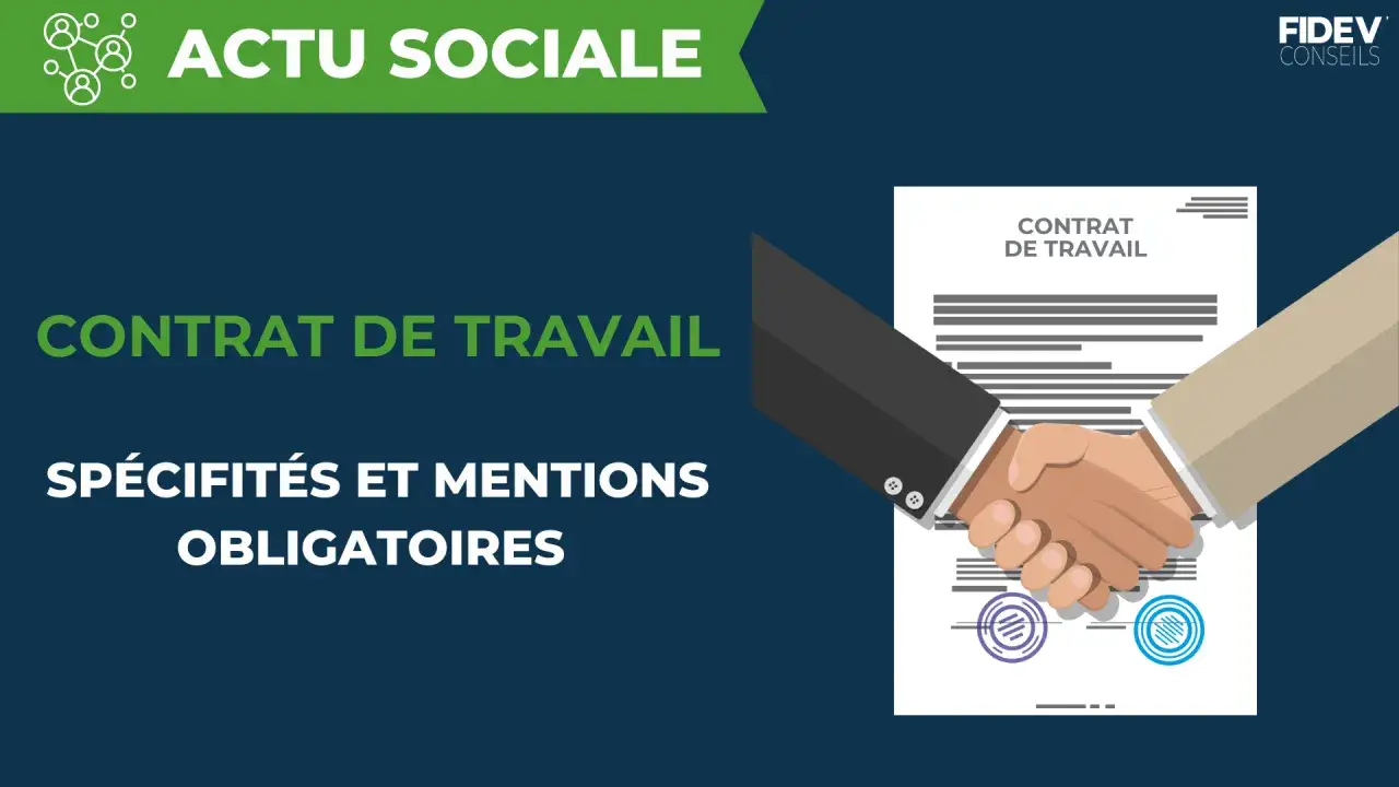 Poignée de main sur un contrat de travail, illustrant les mentions obligatoires du contrat.