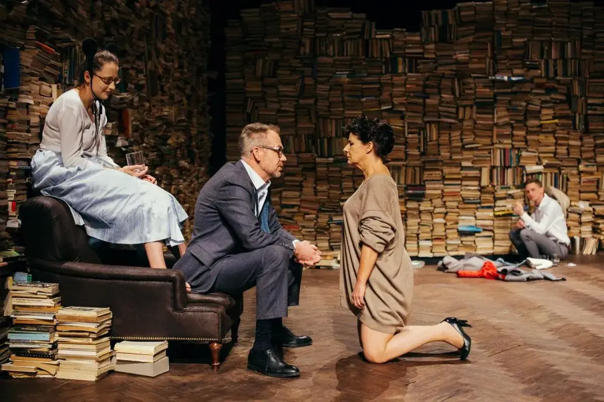 Na scenie Teatru Polonia w spektaklu