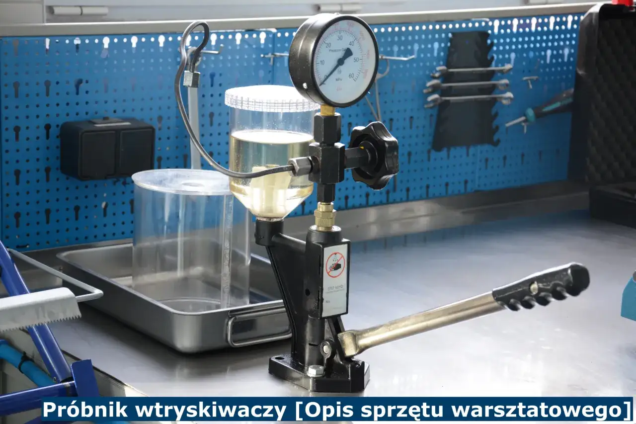 Próbnik wtryskiwaczy z manometrem. Przyrząd do sprawdzania wtrysków diesel domowym sposobem.