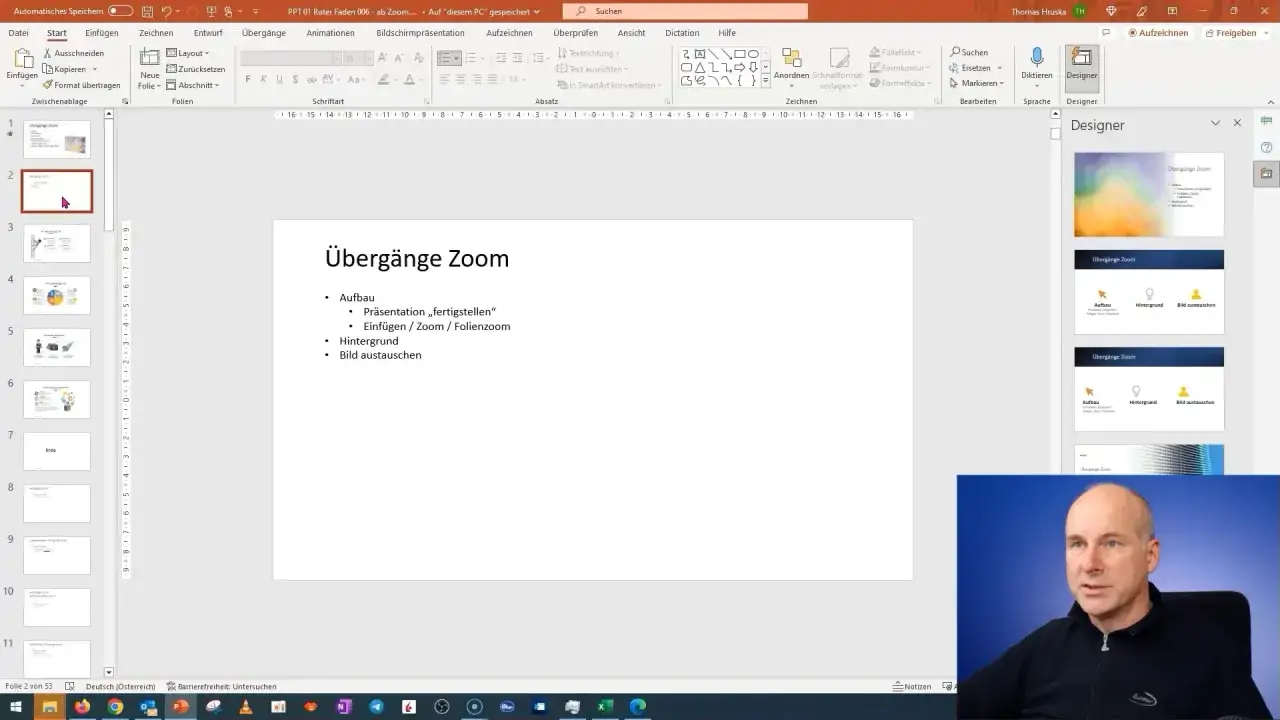 Jak zrobić link z prezentacji PowerPoint? Widok slajdu z tytułem