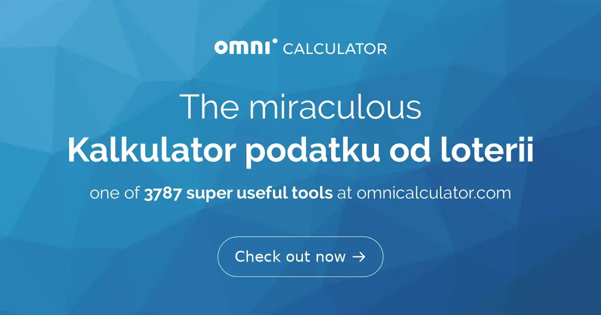 Lotto wygrana podatek kalkulator
